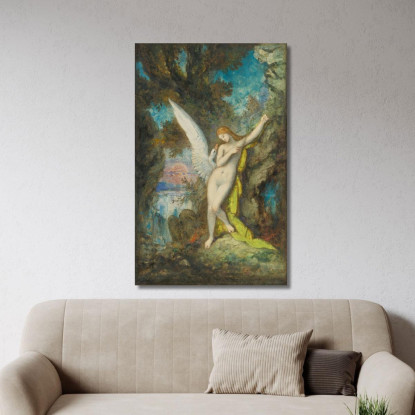 Leda E Il Cigno Gustave Moreau gmr22 quadro stampato su tela