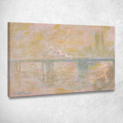 Ponte Di Charing Cross A Londra Claude Monet mnt216 quadro stampato su tela