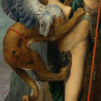 Edipo E La Sfinge Gustave Moreau gmr25 quadro stampato su tela