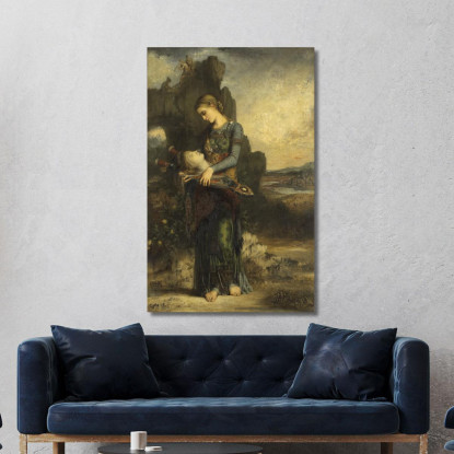 Orfeo Gustave Moreau gmr26 quadro stampato su tela