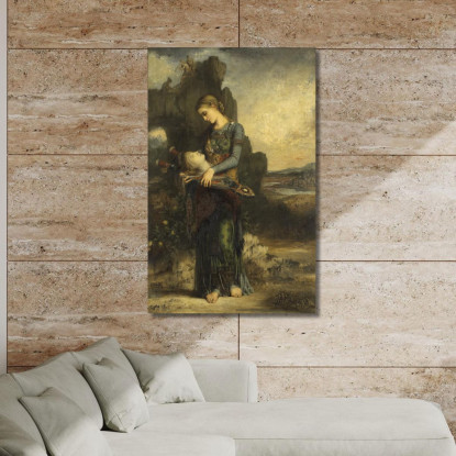 Orfeo Gustave Moreau gmr26 quadro stampato su tela