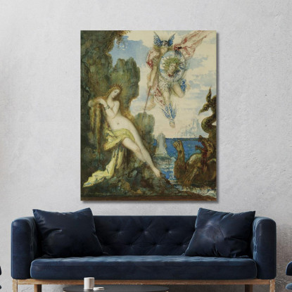 Persee E Andromeda Gustave Moreau gmr27 quadro stampato su tela