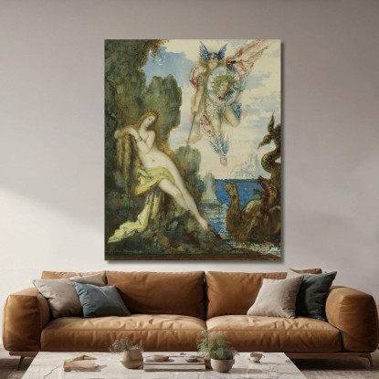 Persee E Andromeda Gustave Moreau gmr27 quadro stampato su tela