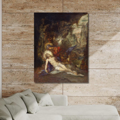 Pietà Gustave Moreau gmr28 quadro stampato su tela