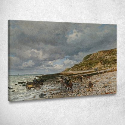 Cavalli Alla Pointe De La Hève Claude Monet mnt217 quadro stampato su tela