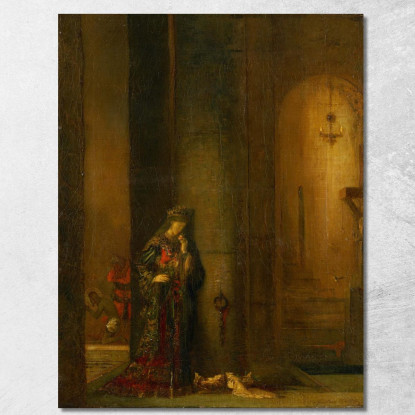 Salomè Alla Prigione Gustave Moreau gmr33 quadro stampato su tela