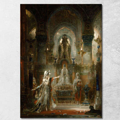 Salomé Balla Davanti A Erode Gustave Moreau gmr35 quadro stampato su tela