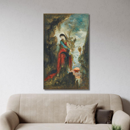 Saffo Gustave Moreau gmr37 quadro stampato su tela