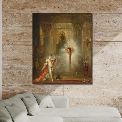 L'Apparizione 2 Gustave Moreau gmr40 quadro stampato su tela