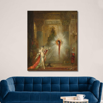 L'Apparizione 2 Gustave Moreau gmr40 quadro stampato su tela