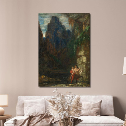 L'Educazione Di Achille Gustave Moreau gmr49 quadro stampato su tela