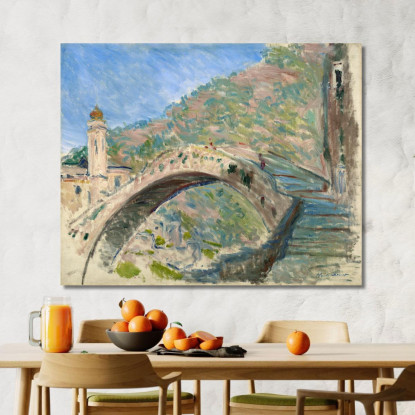 Ponte Di Dolceacqua 1884 Claude Monet mnt219 quadro stampato su tela
