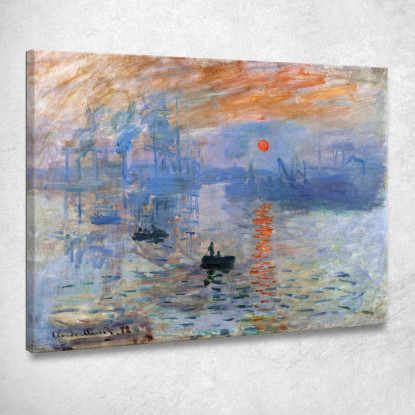 Alba 1872 Claude Monet mnt220 quadro stampato su tela