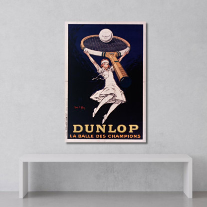 Dunlop Il Pallone Dei Campioni Jean d'Ylen jyl9 quadro stampato su tela