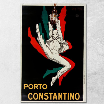 Porto Costantino Jean d'Ylen jyl19 quadro stampato su tela