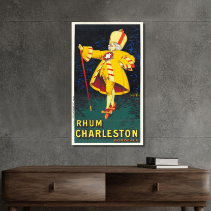 Rum Bordolese Charleston Jean d'Ylen jyl20 quadro stampato su tela