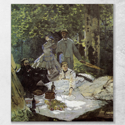 Pranzo Sull'Erba Claude Monet mnt222 quadro stampato su tela