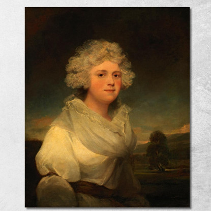 La Signora Abington John Hoppner jhp14 quadro stampato su tela