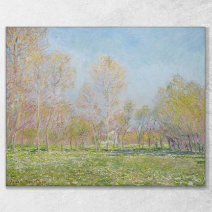 Primavera A Giverny 1890 Claude Monet mnt225 quadro stampato su tela