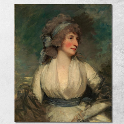 Ritratto Di Una Donna John Hoppner jhp25 quadro stampato su tela