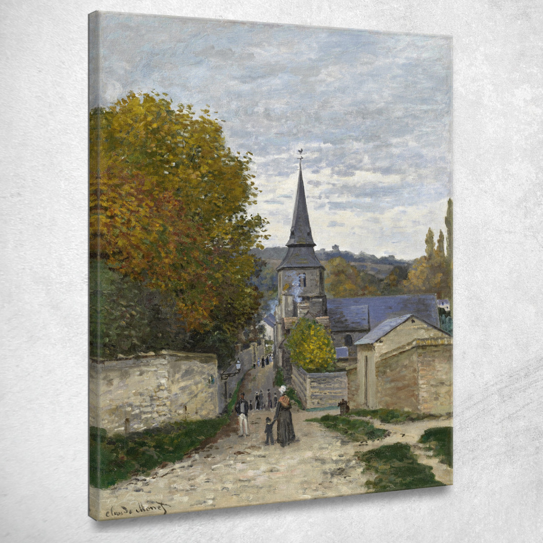 Strada Di Sainte-Adresse 1867 Claude Monet mnt226 quadro stampato su tela