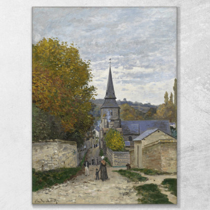 Strada Di Sainte-Adresse 1867 Claude Monet mnt226 quadro stampato su tela