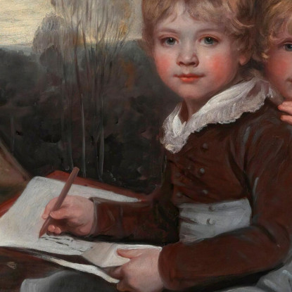 I Bambini Bowden John Hoppner jhp39 quadro stampato su tela