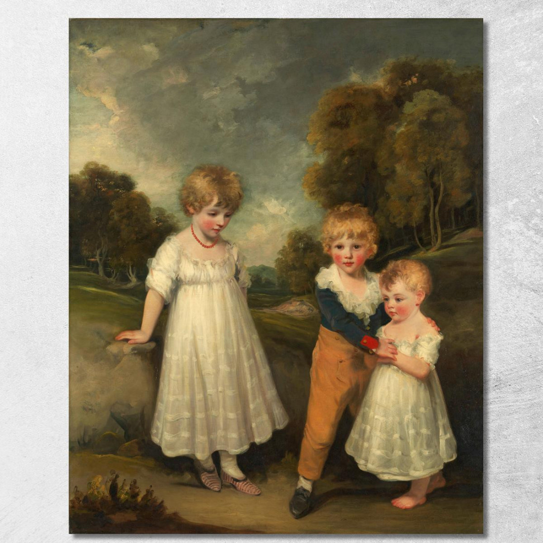 I Bambini Di Sackville John Hoppner jhp43 quadro stampato su tela