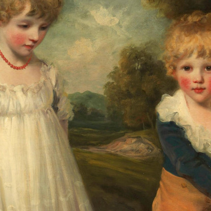 I Bambini Di Sackville John Hoppner jhp43 quadro stampato su tela