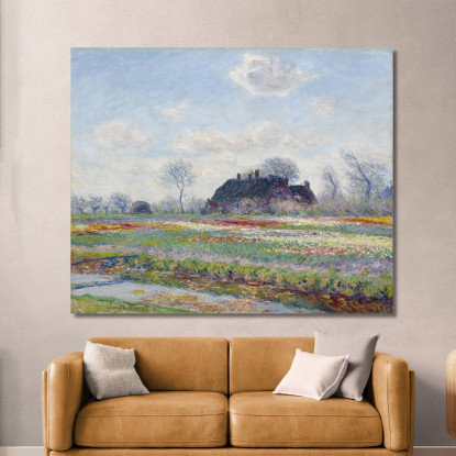 Campi Di Tulipani A Sassenheim 1886 Claude Monet mnt229 quadro stampato su tela