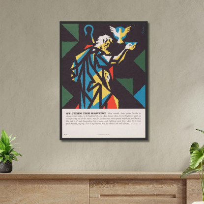 San Giovanni Battista Joseph Binder jbn13 quadro stampato su tela