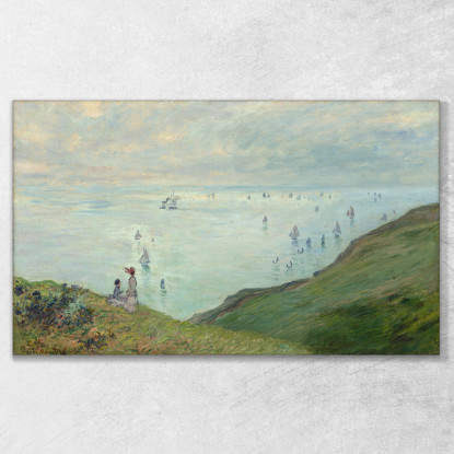 Scogliere A Pourville Claude Monet mnt232 quadro stampato su tela