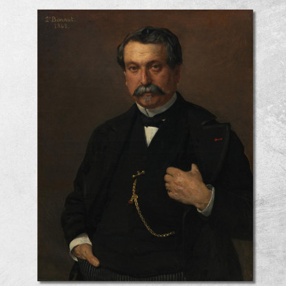 Ritratto Di Un Uomo Léon Bonnat lbn28 quadro stampato su tela