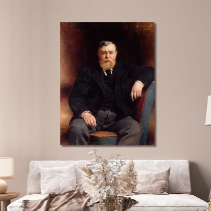 Ritratto Del Principe Vyacheslav Tenishev Léon Bonnat lbn32 quadro stampato su tela
