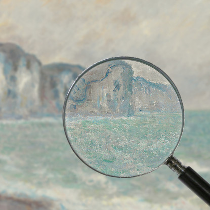 Scogliera Di Pourville Claude Monet mnt236 quadro stampato su tela