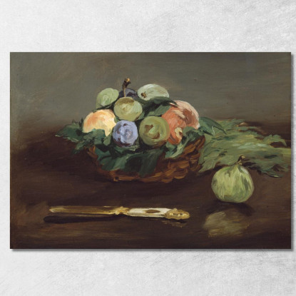 Cesto Di Frutta Édouard Manet emt10 quadro stampato su tela