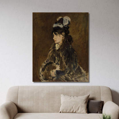 Berthe Morisot Édouard Manet emt14 quadro stampato su tela