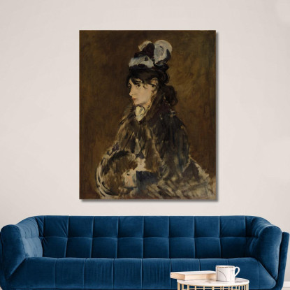 Berthe Morisot Édouard Manet emt14 quadro stampato su tela