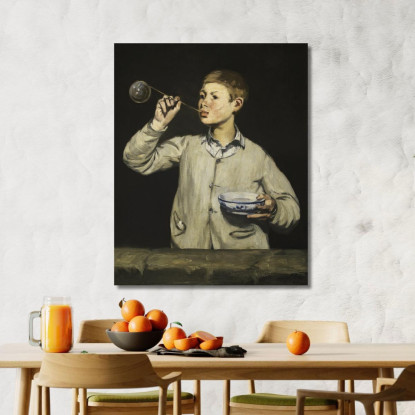 Ragazzo Che Soffia Bolle Édouard Manet emt18 quadro stampato su tela