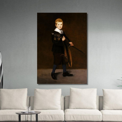 Ragazzo Che Porta Una Spada Édouard Manet emt19 quadro stampato su tela