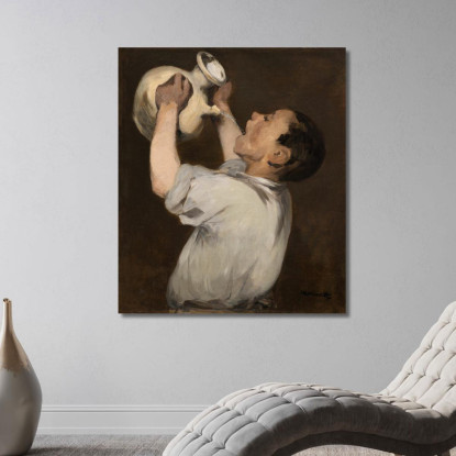 Ragazzo Con La Brocca La Régalade Édouard Manet emt22 quadro stampato su tela
