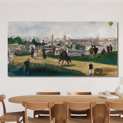 Dall'Esposizione Mondiale Di Parigi Del 1867 Édouard Manet emt31 quadro stampato su tela