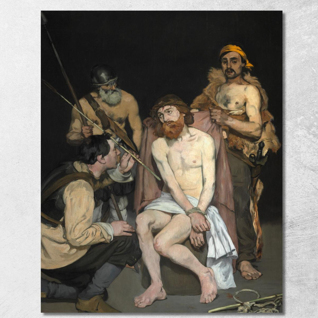 Gesù Insultato Dai Soldati Édouard Manet emt41 quadro stampato su tela