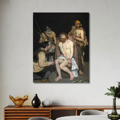 Gesù Insultato Dai Soldati Édouard Manet emt41 quadro stampato su tela