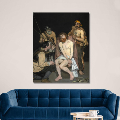 Gesù Insultato Dai Soldati Édouard Manet emt41 quadro stampato su tela