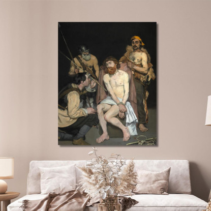 Gesù Insultato Dai Soldati Édouard Manet emt41 quadro stampato su tela