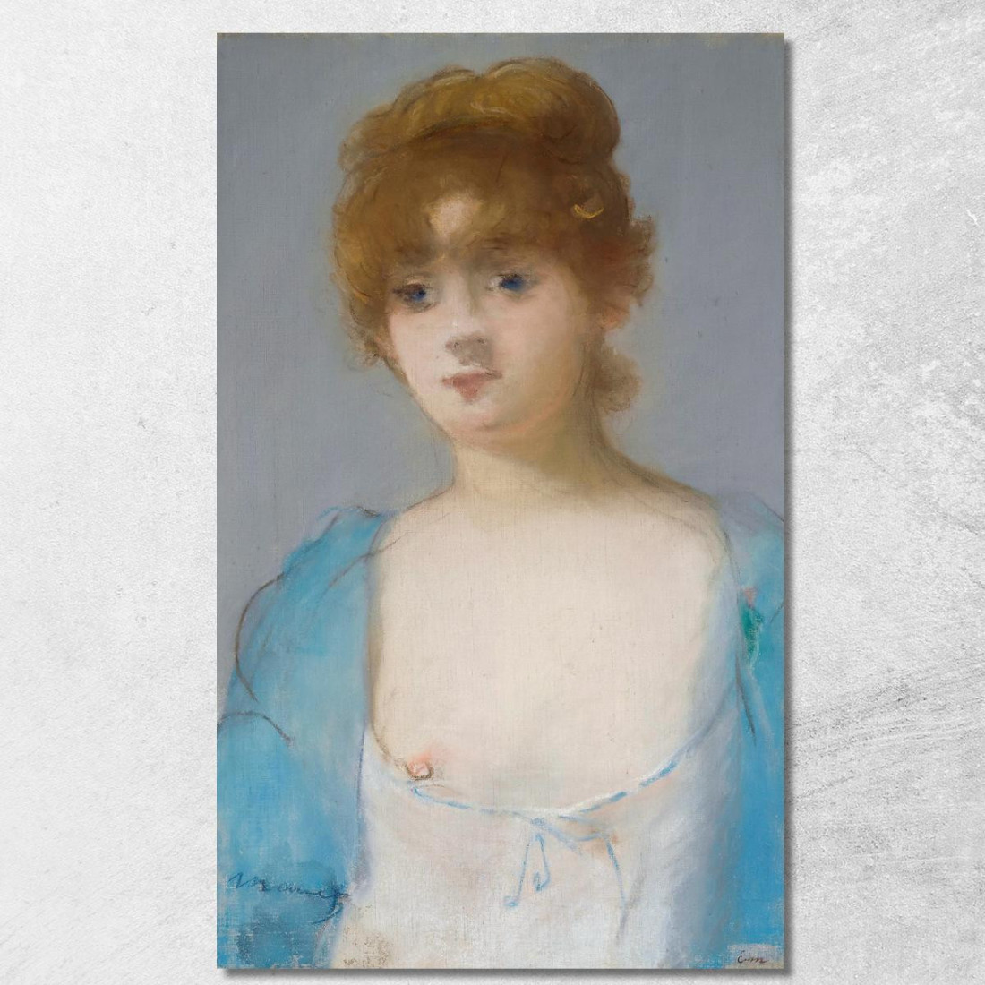 Giovane Ragazza In Vestaglia Édouard Manet emt42 quadro stampato su tela