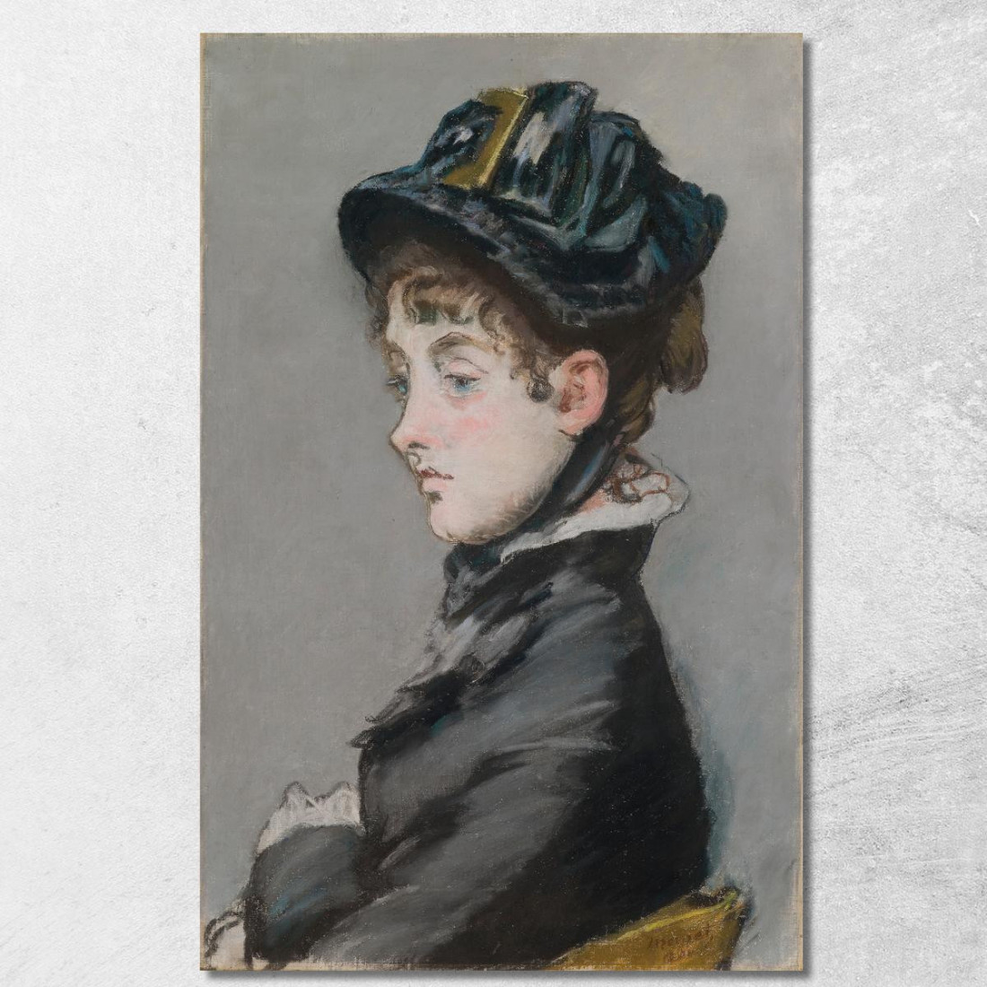 Signora Guillemet Édouard Manet emt59 quadro stampato su tela