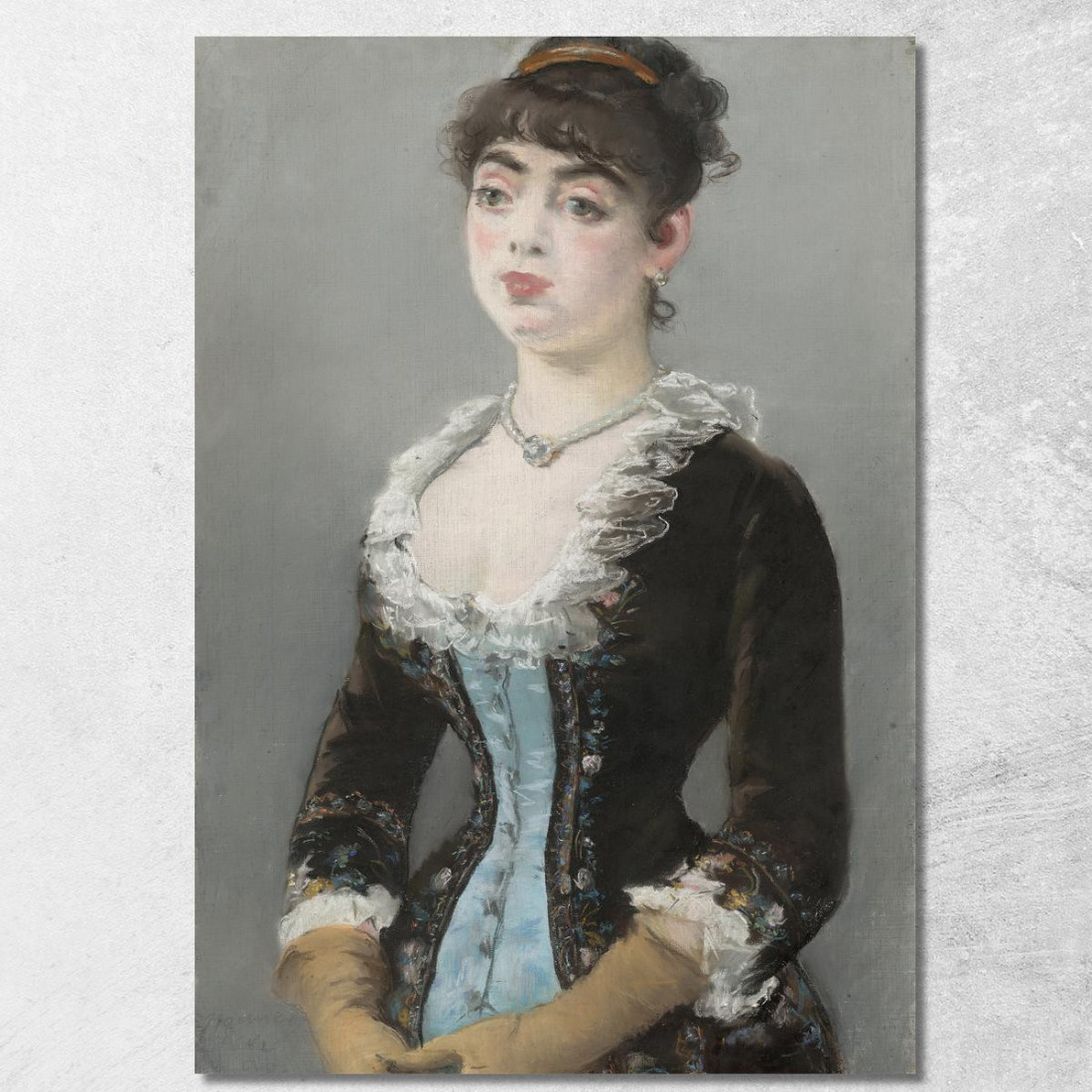 La Signora Michel-Lévy Édouard Manet emt61 quadro stampato su tela