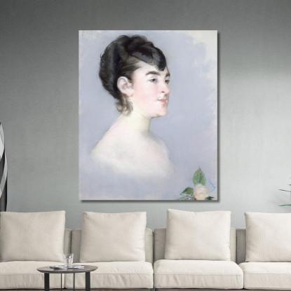 La Signorina Isabelle Lemonnier Édouard Manet emt62 quadro stampato su tela